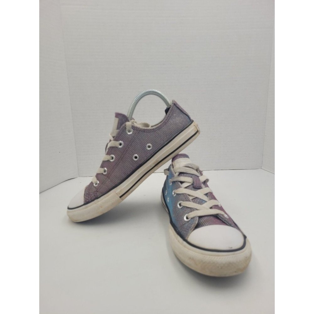 Converse Chuck Taylor All Star Girls Sz 3 OX Sneakers Purple Low Top 665100F